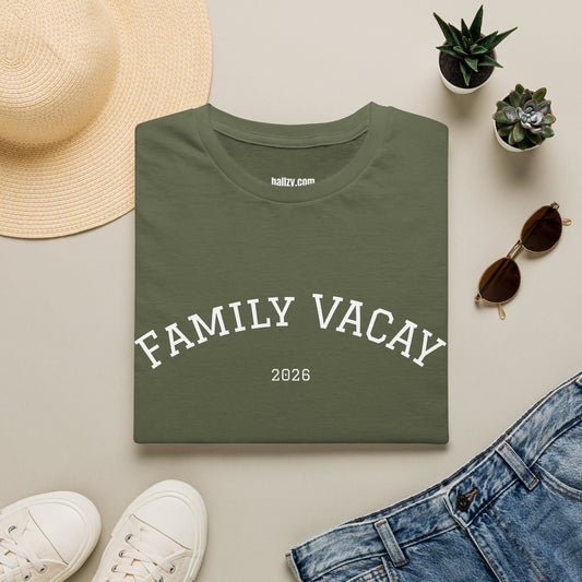 Family Vacay T-Shirt — 2026 Matching Vacation Tee for Group Trips