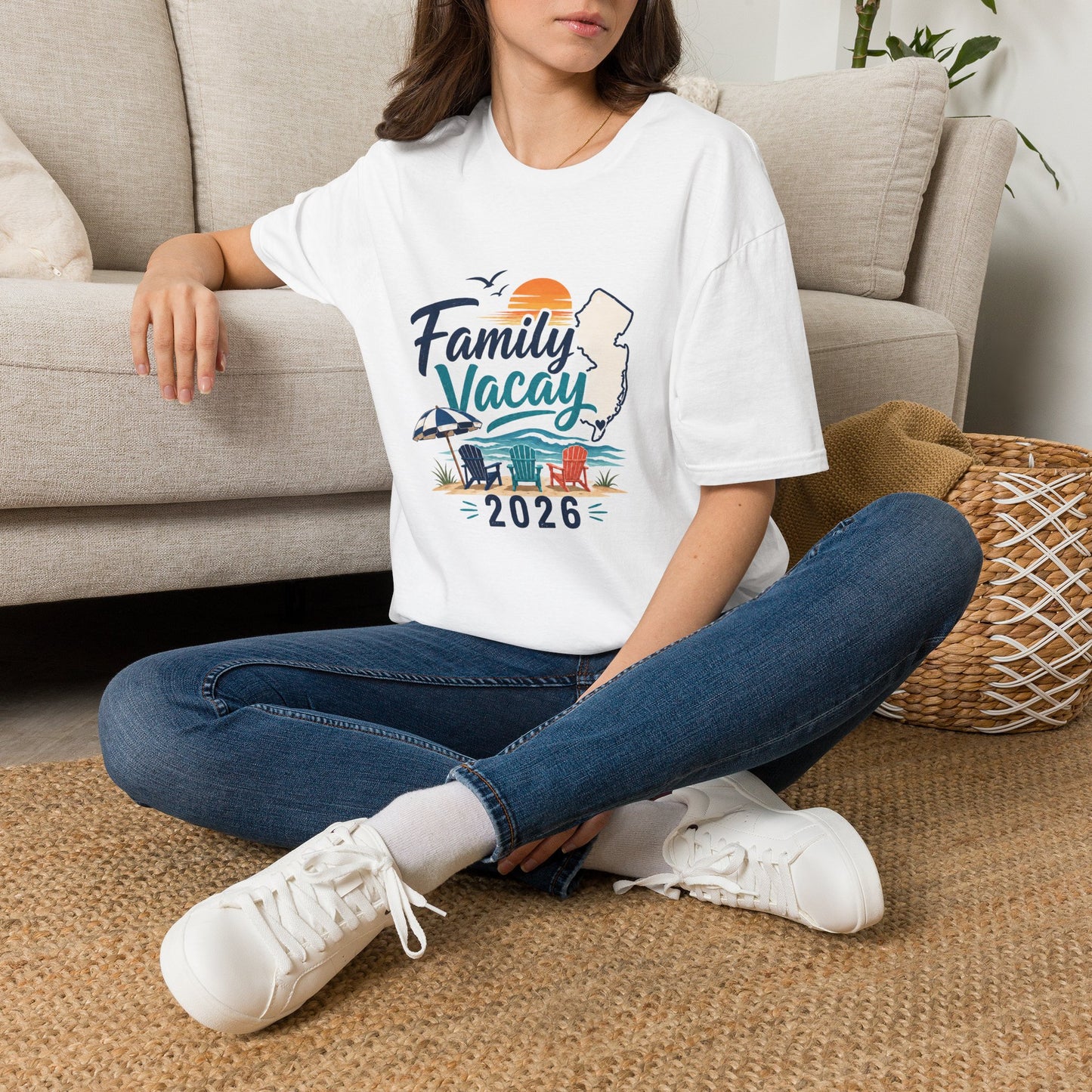 Family Vacay T-Shirt — 2026 Jersey Beach Trip Tee
