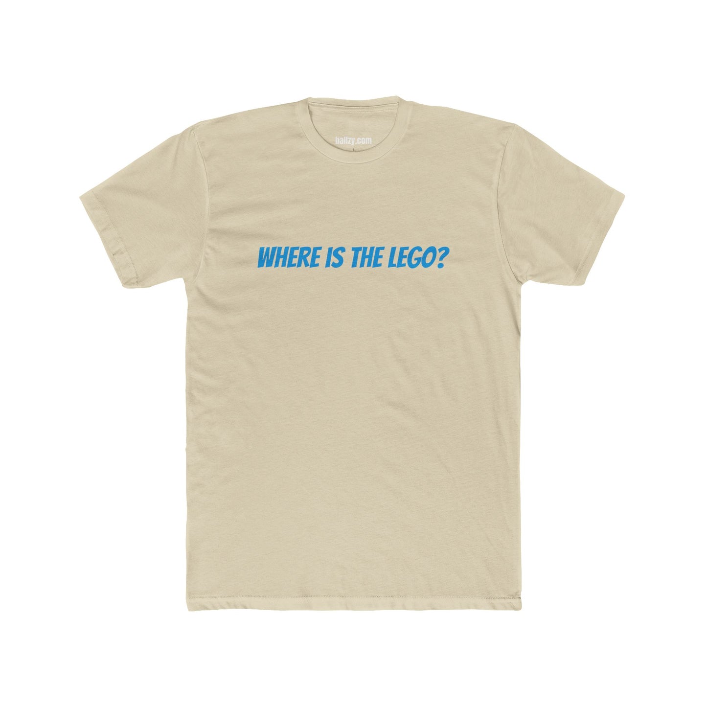 Where Is The Lego? T‑Shirt — Funny Minimalist Kid & Parent Tee