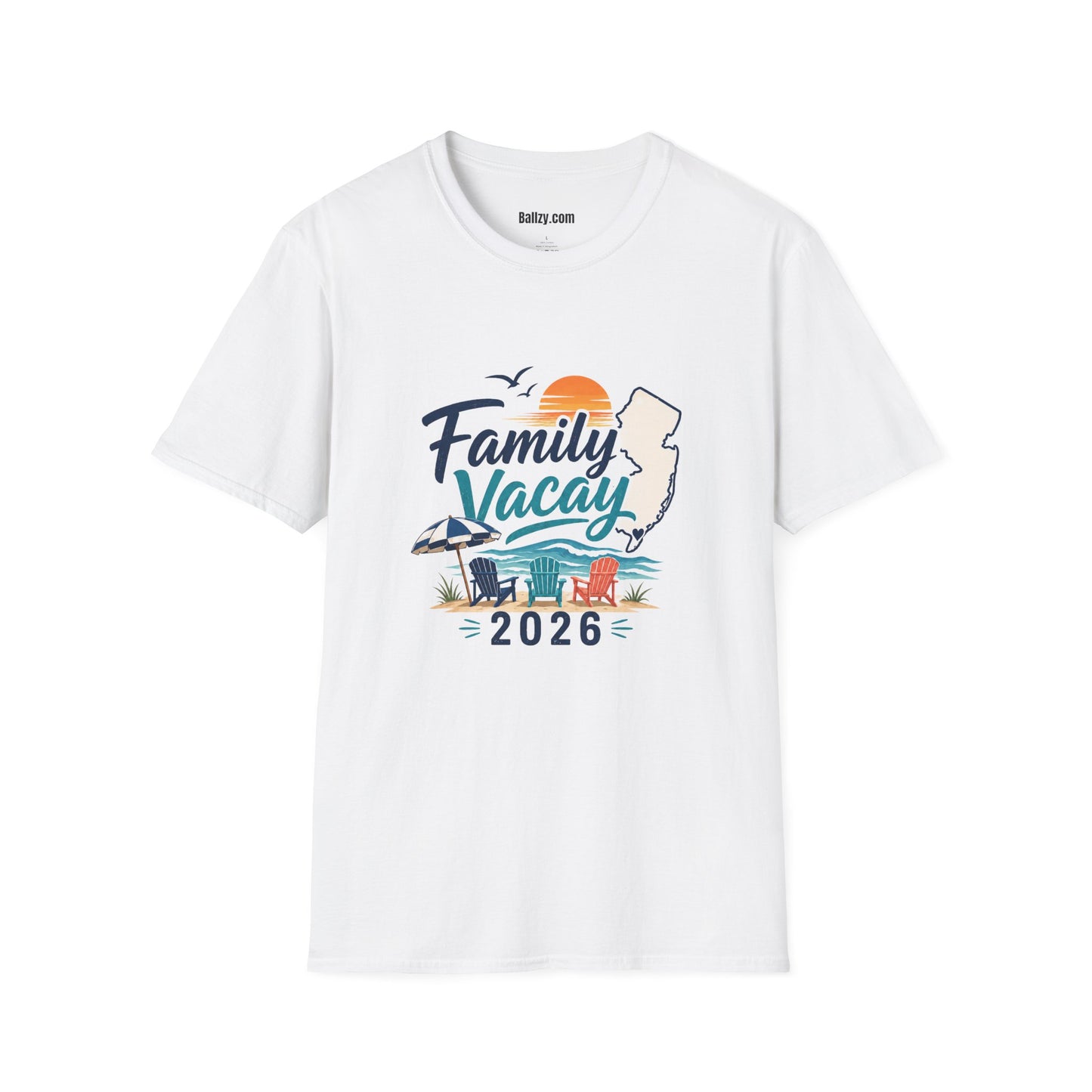 Family Vacay T-Shirt — 2026 Jersey Beach Trip Tee