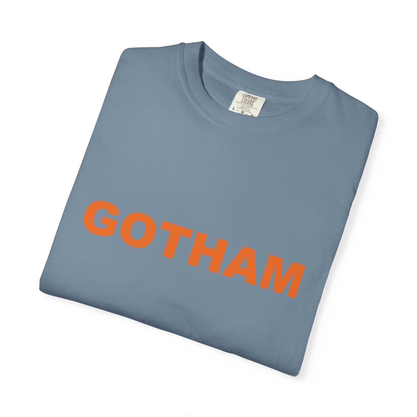 Gotham Graphic T-Shirt — Bold Orange Logo Tee